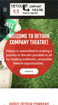 Mobile Screenshot of detourcompanytheatre.org